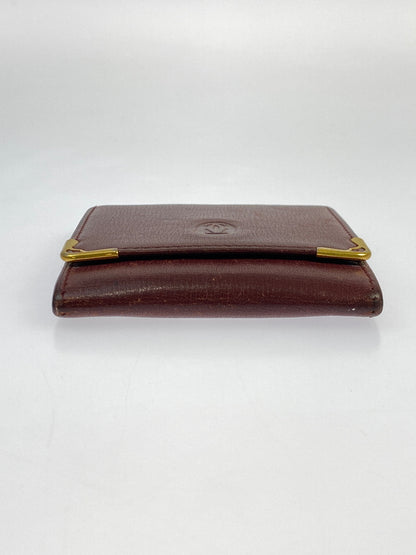 【現状渡し品】【メンズ/レディース】 CARTIER カルティエ マストライン コインケース コインパース 181-260713-KS-16-min カラー：ボルドー 万代Net店