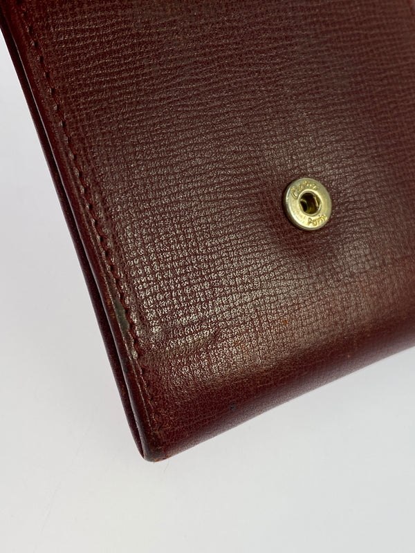 【現状渡し品】【メンズ/レディース】 CARTIER カルティエ マストライン コインケース コインパース 181-260713-KS-16-min カラー：ボルドー 万代Net店