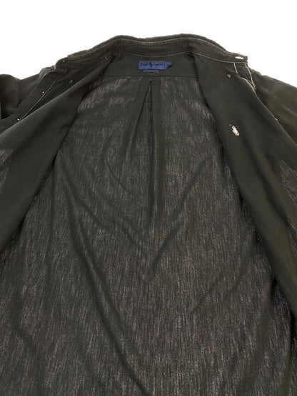 【中古品】【メンズ】 RALPH LAUREN ラルフローレン 後染め COTTON SHIRT 長袖シャツ ロングスリーブ 146-260718-AS-62-min サイズ：XL カラー：ブラック 万代Net店