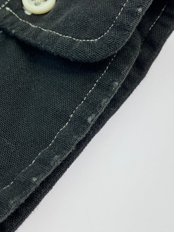【中古品】【メンズ】 RALPH LAUREN ラルフローレン 後染め COTTON SHIRT 長袖シャツ ロングスリーブ 146-260718-AS-62-min サイズ：XL カラー：ブラック 万代Net店