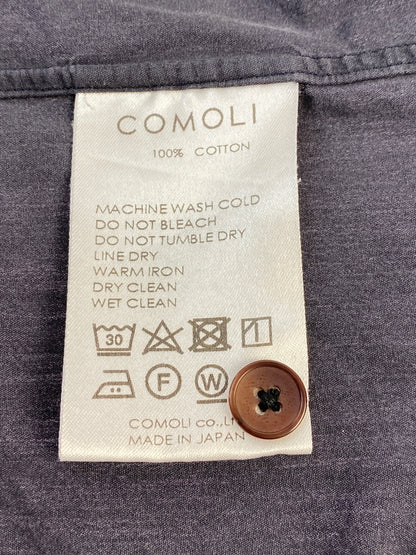 【中古品】【メンズ】 COMOLI コモリ M01-02002 18SS バンドカラーシャツ 長袖シャツ ロングスリーブ 140-260604-AS-18-min カラー：グレー 万代Net店
