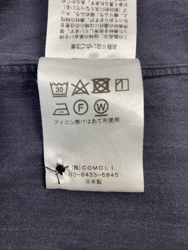 【中古品】【メンズ】 COMOLI コモリ M01-02002 18SS バンドカラーシャツ 長袖シャツ ロングスリーブ 140-260604-AS-18-min カラー：グレー 万代Net店