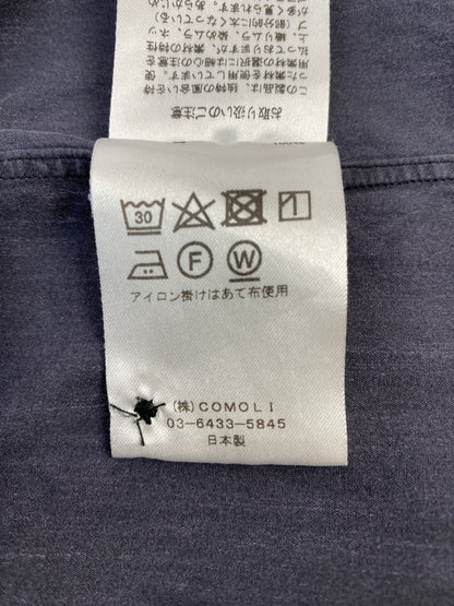 【中古品】【メンズ】 COMOLI コモリ M01-02002 18SS バンドカラーシャツ 長袖シャツ ロングスリーブ 140-260604-AS-18-min カラー：グレー 万代Net店