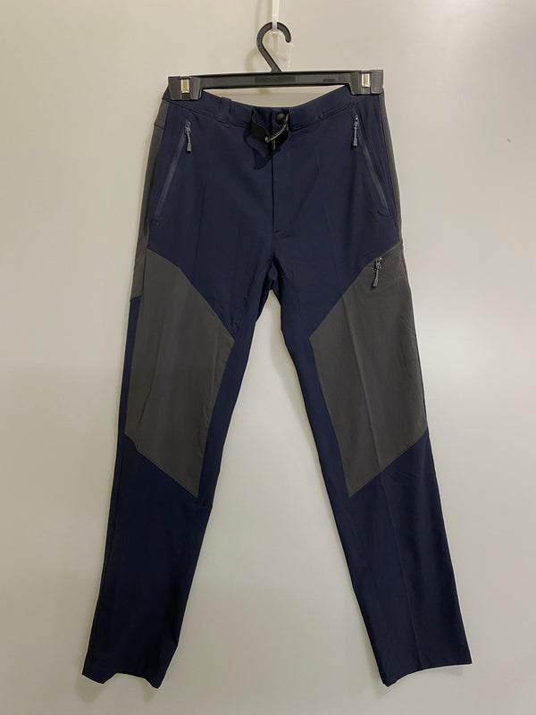 【中古品】【メンズ】 MONT-BELL モンベル ガイドパンツライト メンズ ボトムス スリムフィット テーパード 155-260615-em-13-min サイズ：XS カラー：グレー/ネイビー 万代Net店