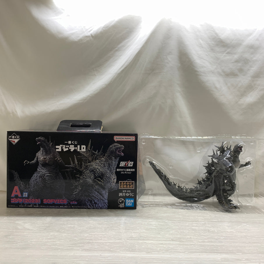 【現状渡し品】 一番くじ ゴジラ-1.0 A賞 ゴジラ(2023) SOFVICS フィギュア バンダイナムコ 酒井ゆうじ超絶造形コレクション ソフビ 044-260924-em-14-min 万代Net店