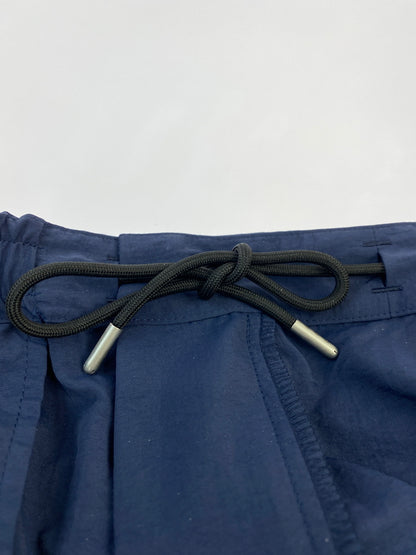 【中古品】【メンズ】 NANGA ナンガ N2600-1D133A NYLON TUSSER TRACK PANTS ナイロン トラックパンツ ボトムス 155-260531-AS-51-min サイズ：L カラー：ネイビー 万代Net店