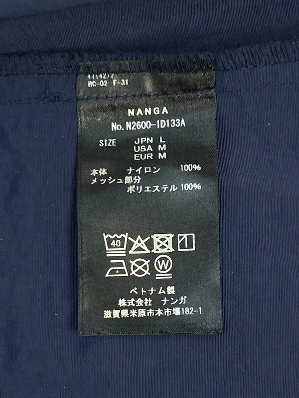 【中古品】【メンズ】 NANGA ナンガ N2600-1D133A NYLON TUSSER TRACK PANTS ナイロン トラックパンツ ボトムス 155-260531-AS-51-min サイズ：L カラー：ネイビー 万代Net店