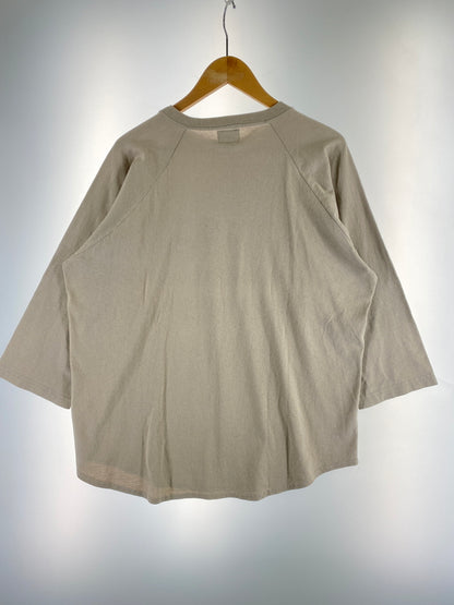 【中古品】【メンズ】 OLD STUSSY オールドステューシー LOGO TEE 七分袖Tシャツ 142-260531-AS-41-min サイズ：L カラー：グレージュ 万代Net店
