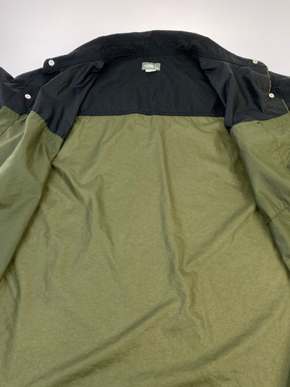 【中古品】【メンズ】 THE NORTH FACE ザ・ノースフェイス NR22331 S S NUPTSE SHIRT ヌプシシャツ 半袖シャツ 144-260531-AS-43-min サイズ：XL カラー：ブラックーオリーブグリーン 万代Net店