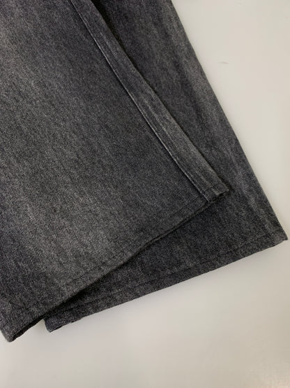 【中古品】【メンズ】 AURALEE オーラリー SELVEDGE FADED HEAVY DENIM PAINTER PANTS A24AP01DH セルビッジ フェイデッド ヘビー デニム ペインターパンツ メンズ 151-260530-KS-34-min サイズ：3 カラー：ブラック 万代Net店