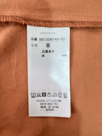 【中古品】【レディース】 jouetie ジュエティ L/S OVER SHIRT 082120401401-01 ロングスリーブ オーバーシャツ 長袖 トップス 178-260620-kk-24-hon サイズ：M カラー：ブラウン系 万代Net店