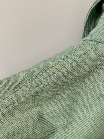 【中古品】【メンズ】 CHRISTIAN DIOR クリスチャン ディオール 00'S ガリアーノ期 J'ADORE DENIM JACKET 2000年代 ジャドール デニムジャケット 141-260530-KS-24-min サイズ：F38 カラー：グリーン系 万代Net店