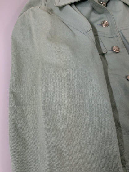 【中古品】【メンズ】 CHRISTIAN DIOR クリスチャン ディオール 00'S ガリアーノ期 J'ADORE DENIM JACKET 2000年代 ジャドール デニムジャケット 141-260530-KS-24-min サイズ：F38 カラー：グリーン系 万代Net店