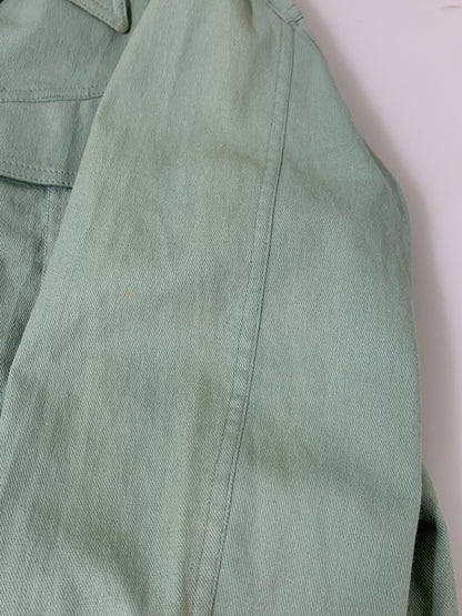 【中古品】【メンズ】 CHRISTIAN DIOR クリスチャン ディオール 00'S ガリアーノ期 J'ADORE DENIM JACKET 2000年代 ジャドール デニムジャケット 141-260530-KS-24-min サイズ：F38 カラー：グリーン系 万代Net店