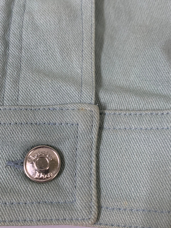 【中古品】【メンズ】 CHRISTIAN DIOR クリスチャン ディオール 00'S ガリアーノ期 J'ADORE DENIM JACKET 2000年代 ジャドール デニムジャケット 141-260530-KS-24-min サイズ：F38 カラー：グリーン系 万代Net店