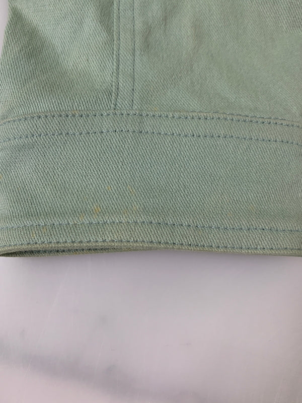 【中古品】【メンズ】 CHRISTIAN DIOR クリスチャン ディオール 00'S ガリアーノ期 J'ADORE DENIM JACKET 2000年代 ジャドール デニムジャケット 141-260530-KS-24-min サイズ：F38 カラー：グリーン系 万代Net店
