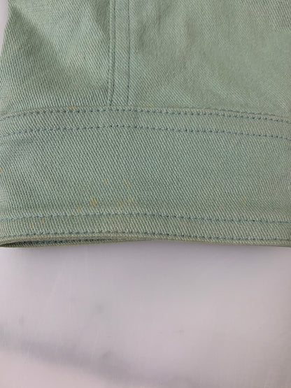 【中古品】【メンズ】 CHRISTIAN DIOR クリスチャン ディオール 00'S ガリアーノ期 J'ADORE DENIM JACKET 2000年代 ジャドール デニムジャケット 141-260530-KS-24-min サイズ：F38 カラー：グリーン系 万代Net店