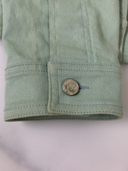 【中古品】【メンズ】 CHRISTIAN DIOR クリスチャン ディオール 00'S ガリアーノ期 J'ADORE DENIM JACKET 2000年代 ジャドール デニムジャケット 141-260530-KS-24-min サイズ：F38 カラー：グリーン系 万代Net店