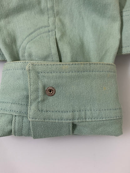 【中古品】【メンズ】 CHRISTIAN DIOR クリスチャン ディオール 00'S ガリアーノ期 J'ADORE DENIM JACKET 2000年代 ジャドール デニムジャケット 141-260530-KS-24-min サイズ：F38 カラー：グリーン系 万代Net店