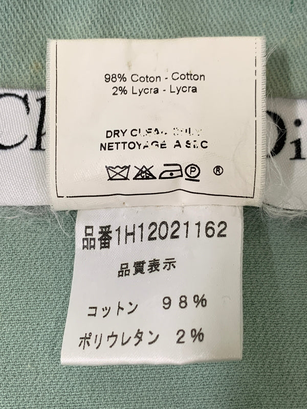 【中古品】【メンズ】 CHRISTIAN DIOR クリスチャン ディオール 00'S ガリアーノ期 J'ADORE DENIM JACKET 2000年代 ジャドール デニムジャケット 141-260530-KS-24-min サイズ：F38 カラー：グリーン系 万代Net店
