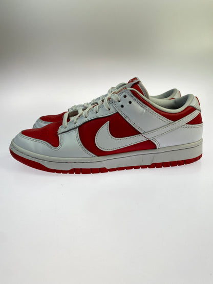 【中古品】【メンズ】 NIKE ナイキ DUNK LOW RETRO CHAMPIONSHIP RED DD1391-600 ダンク ロー レトロ チャンピオンシップ レッド 靴 シューズ スニーカー SNEAKER 160-260530-KS-02-min サイズ：28cm US10 カラー：レッド/ホワイト 万代Net店