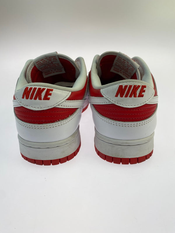 【中古品】【メンズ】 NIKE ナイキ DUNK LOW RETRO CHAMPIONSHIP RED DD1391-600 ダンク ロー レトロ チャンピオンシップ レッド 靴 シューズ スニーカー SNEAKER 160-260530-KS-02-min サイズ：28cm US10 カラー：レッド/ホワイト 万代Net店