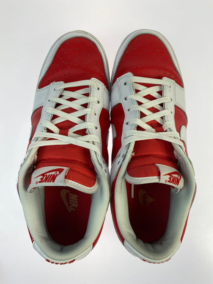【中古品】【メンズ】 NIKE ナイキ DUNK LOW RETRO CHAMPIONSHIP RED DD1391-600 ダンク ロー レトロ チャンピオンシップ レッド 靴 シューズ スニーカー SNEAKER 160-260530-KS-02-min サイズ：28cm US10 カラー：レッド/ホワイト 万代Net店