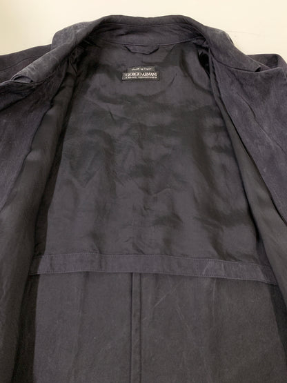 【中古品】【メンズ】 GIORGIO ARMANI ジョルジオ アルマーニ CHESTER COAT チェスターコート メンズ アウター コート 141-260530-KS-20-min カラー：ネイビー 万代Net店