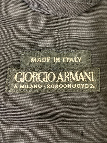 【中古品】【メンズ】 GIORGIO ARMANI ジョルジオ アルマーニ CHESTER COAT チェスターコート メンズ アウター コート 141-260530-KS-20-min カラー：ネイビー 万代Net店
