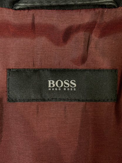 【中古品】【メンズ】 HUGO BOSS ヒューゴボス CHESTER COAT チェスターコート メンズ アウター チェスターフィールドコート ロングコート 147-260612-em-40-min サイズ：50 カラー：ブラック 万代Net店