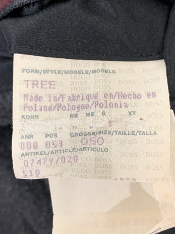 【中古品】【メンズ】 HUGO BOSS ヒューゴボス CHESTER COAT チェスターコート メンズ アウター チェスターフィールドコート ロングコート 147-260612-em-40-min サイズ：50 カラー：ブラック 万代Net店