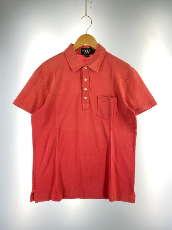 【中古品】【メンズ】 RRL ダブルアールエル POLO SHIRT ポロシャツ 半袖 ショートスリーブ 145-260531-AS-45-min サイズ：L カラー：オレンジ 万代Net店