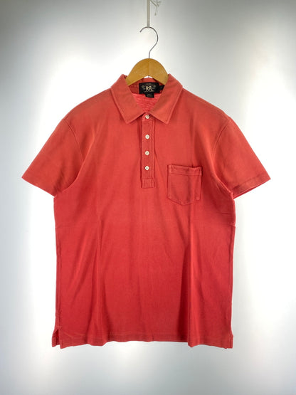 【中古品】【メンズ】 RRL ダブルアールエル POLO SHIRT ポロシャツ 半袖 ショートスリーブ 145-260531-AS-45-min サイズ：L カラー：オレンジ 万代Net店