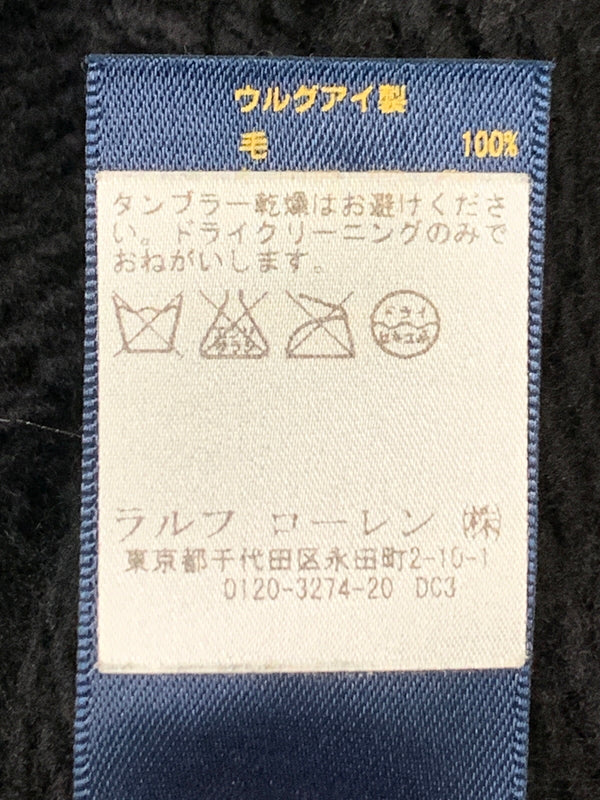 【中古品】【メンズ】 RALPH LAUREN ラルフローレン WOOL KNIT ウールニット メンズ トップス 147-260530-KS-28-min サイズ：M カラー：ブラック/レッド 万代Net店