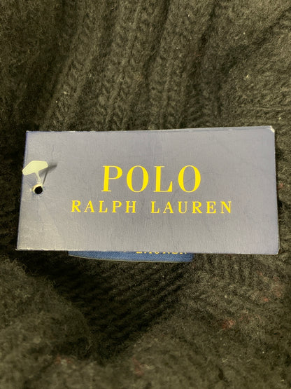 【中古品】【メンズ】 RALPH LAUREN ラルフローレン WOOL KNIT ウールニット メンズ トップス 147-260530-KS-28-min サイズ：M カラー：ブラック/レッド 万代Net店