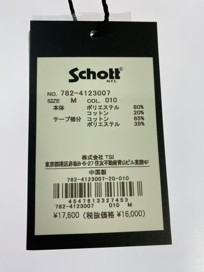 【中古美品】【メンズ】 SCHOTT ショット 782-4123007 BRAID CUBA SHIRT 半袖シャツ ショートスリーブ 145-260531-AS-46-min サイズ：M カラー：ブラック 万代Net店