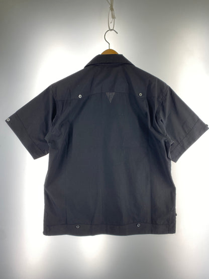 【中古美品】【メンズ】 SCHOTT ショット 782-4123007 BRAID CUBA SHIRT 半袖シャツ ショートスリーブ 145-260531-AS-46-min サイズ：M カラー：ブラック 万代Net店