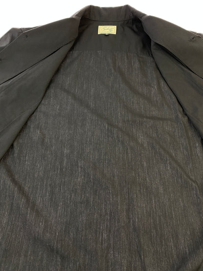 【中古美品】【メンズ】 SCHOTT ショット 782-4123007 BRAID CUBA SHIRT 半袖シャツ ショートスリーブ 145-260531-AS-46-min サイズ：M カラー：ブラック 万代Net店