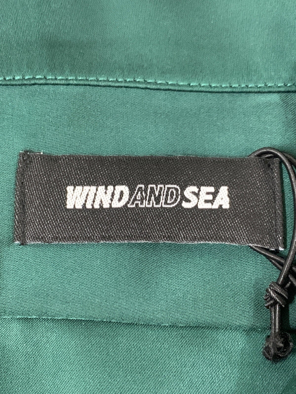 【中古美品】【メンズ】 WIND AND SEA ウィンダンシー SD BOWLING SHIRT エスディー ボウリングシャツ WDS-O-FAL-24-Q1-SH-05 メンズ トップス 半袖シャツ 142-260530-KS-31-min サイズ：S カラー：グリーン 万代Net店