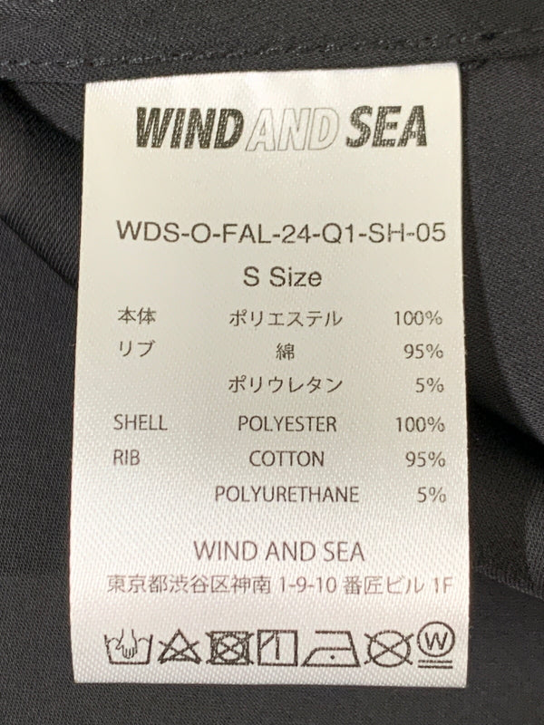 【中古品】【メンズ】 WIND AND SEA ウィンダンシー SD BOWLING SHIRT WDS-O-FAL-24-Q1-SH-05 エスディー ボウリングシャツ メンズ トップス 半袖シャツ 142-260530-KS-30-min サイズ：S カラー：ブラック 万代Net店