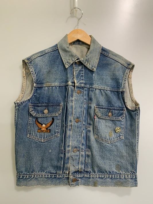 【現状渡し品】【メンズ】 LEVI'S リーバイス 507XX DENIM VEST デニムベスト メンズ アウター ベスト 146-260530-KS-21-min カラー：ブルー 万代Net店
