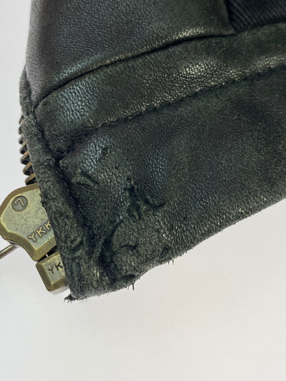 【現状渡し品】【メンズ】 NAUTICA ノーティカ LEATHER JACKET レザージャケット アウター 144-260531-AS-44-min サイズ：42 カラー：ブラック 万代Net店
