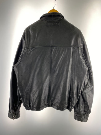 【現状渡し品】【メンズ】 NAUTICA ノーティカ LEATHER JACKET レザージャケット アウター 144-260531-AS-44-min サイズ：42 カラー：ブラック 万代Net店