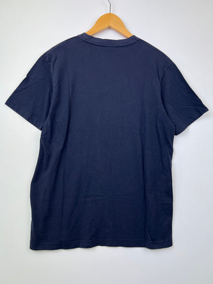 【中古品】【メンズ/レディース】 TOMMY HILFIGER トミーヒルフィガー S/S LOGO PRINT TEE ショートスリーブ ロゴ プリント Tシャツ 半袖 トップス 178-260620-kk-22-hon サイズ：XS カラー：ネイビー 万代Net店