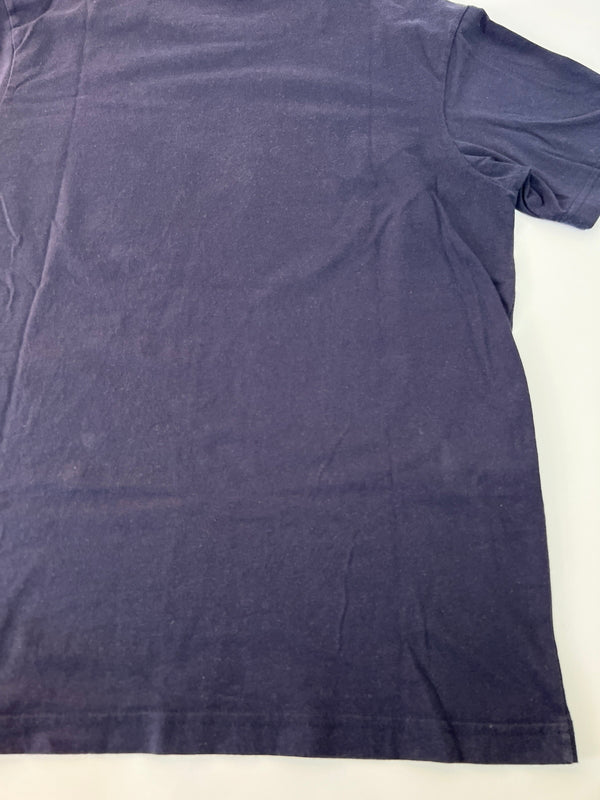 【中古品】【メンズ/レディース】 TOMMY HILFIGER トミーヒルフィガー S/S LOGO PRINT TEE ショートスリーブ ロゴ プリント Tシャツ 半袖 トップス 178-260620-kk-22-hon サイズ：XS カラー：ネイビー 万代Net店