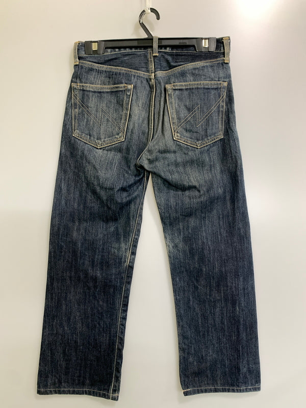【中古品】【メンズ】 NEIGHBORHOOD ネイバーフッド MID STRAIGHT DENIM PANT 112DCNH-PTM02 ミッド ストレート デニムパンツ メンズ ボトムス ジーンズ 153-260612-em-51-min サイズ：S カラー：インディゴブルー 万代Net店
