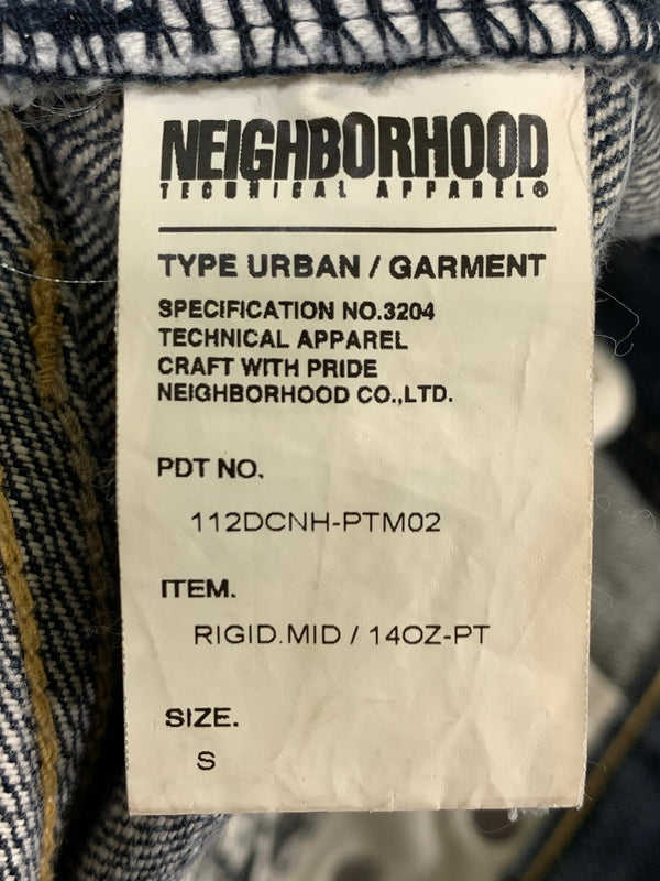 【中古品】【メンズ】 NEIGHBORHOOD ネイバーフッド MID STRAIGHT DENIM PANT 112DCNH-PTM02 ミッド ストレート デニムパンツ メンズ ボトムス ジーンズ 153-260612-em-51-min サイズ：S カラー：インディゴブルー 万代Net店