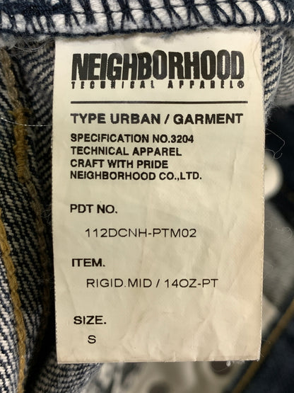 【中古品】【メンズ】 NEIGHBORHOOD ネイバーフッド MID STRAIGHT DENIM PANT 112DCNH-PTM02 ミッド ストレート デニムパンツ メンズ ボトムス ジーンズ 153-260612-em-51-min サイズ：S カラー：インディゴブルー 万代Net店