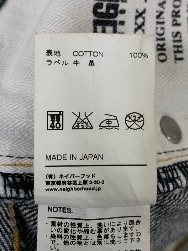 【中古品】【メンズ】 NEIGHBORHOOD ネイバーフッド MID STRAIGHT DENIM PANT 112DCNH-PTM02 ミッド ストレート デニムパンツ メンズ ボトムス ジーンズ 153-260612-em-51-min サイズ：S カラー：インディゴブルー 万代Net店