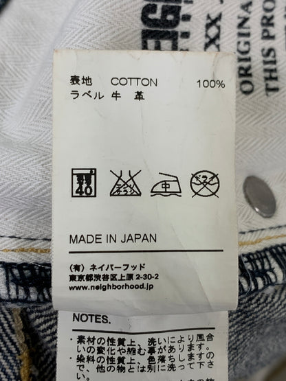 【中古品】【メンズ】 NEIGHBORHOOD ネイバーフッド MID STRAIGHT DENIM PANT 112DCNH-PTM02 ミッド ストレート デニムパンツ メンズ ボトムス ジーンズ 153-260612-em-51-min サイズ：S カラー：インディゴブルー 万代Net店